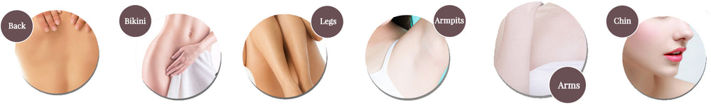 IPL Hair Removal for Back Bikini Legs Armpit Arms Chin